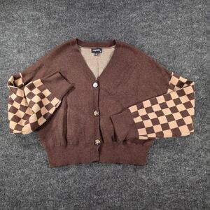Originality Women's Brown Cardigan